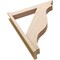 Ekena Millwork 5 1/2-in W x 32-in D x 38-in H Funston Trad Rough Cedar Woodgrain TimberThane Outlooker, Primed Tan OUTUR055X32X38FST04RCPR - alternate 3
